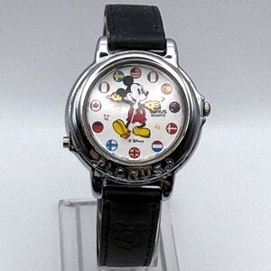Vintage Lorus 1980s Unisex Disney Mickey Mouse Musical small world watch Working